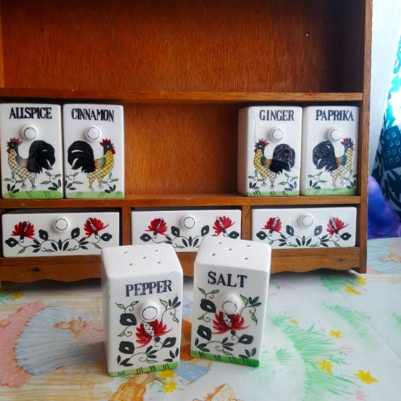 🌙Vintage Spice Rack Japan Great Condition Rustic - Picture 6 of 13